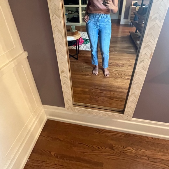 MOTHER The Superior, Elastic Waist Tapered Jeans EUC SZ29 - Picture 11 of 12